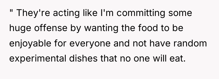 " They're acting like I'm committing some huge offense by...