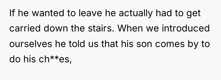 If he wanted to leave he actually had to get...