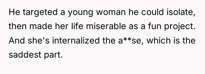 He targeted a young woman he could isolate, then made...