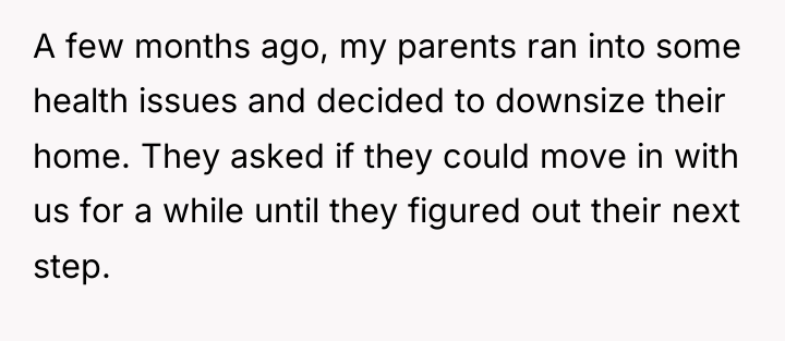 A few months ago, my parents ran into some health...