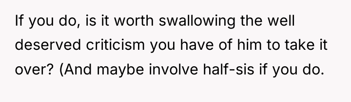 If you do, is it worth swallowing the well deserved...