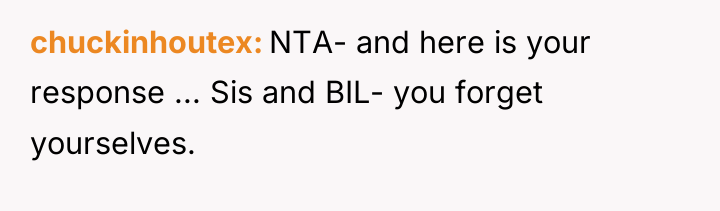 chuckinhoutex NTA- and here is your response ... Sis and...