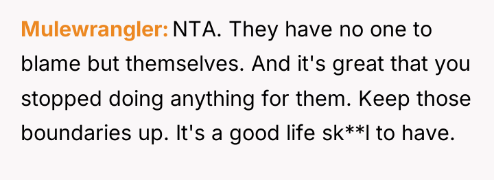 Mulewrangler NTA. They have no one to blame but themselves....