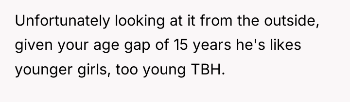 Unfortunately looking at it from the outside, given your age...