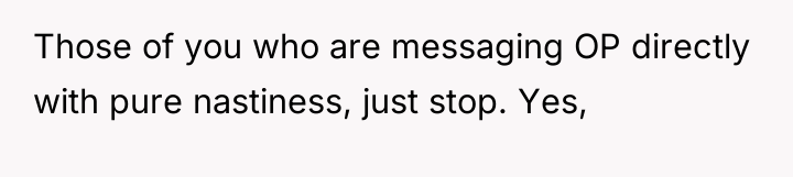 Those of you who are messaging OP directly with pure...