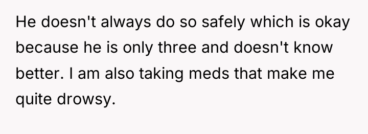 He doesn't always do so safely which is okay because...