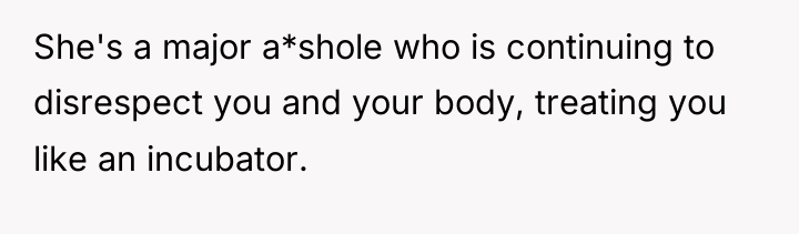 She's a major a*shole who is continuing to disrespect you...