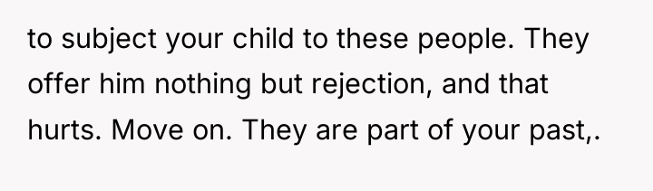 to subject your child to these people. They offer him...