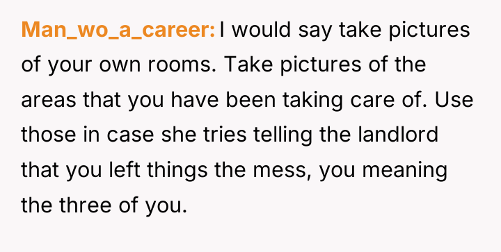 Man_wo_a_career I would say take pictures of your own rooms....