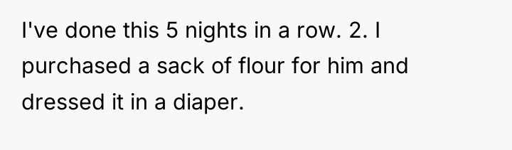 I've done this 5 nights in a row. 2. I...