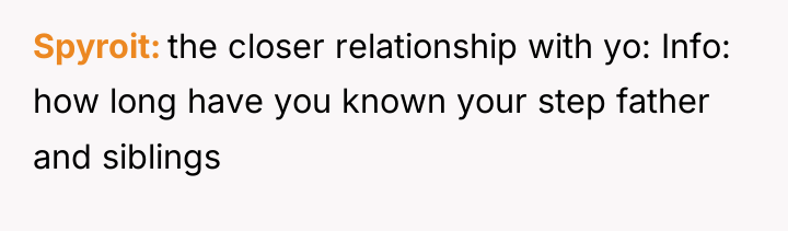 Spyroit the closer relationship with yo: Info: how long have...