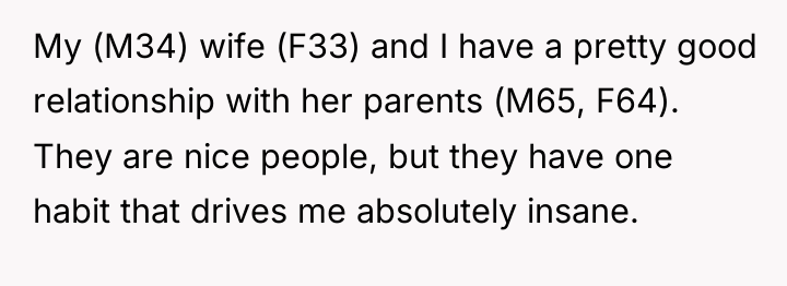 My (M34) wife (F33) and I have a pretty good...