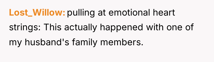 Lost_Willow pulling at emotional heart strings: This actually happened with...