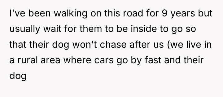 I've been walking on this road for 9 years but...