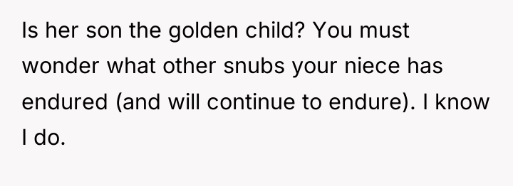 Is her son the golden child? You must wonder what...