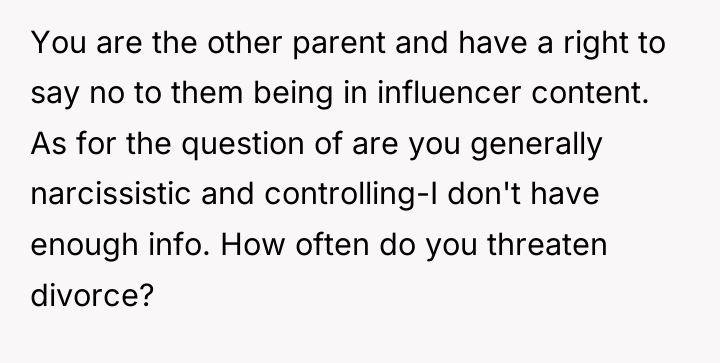 You are the other parent and have a right to...