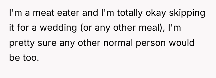 I'm a meat eater and I'm totally okay skipping it...