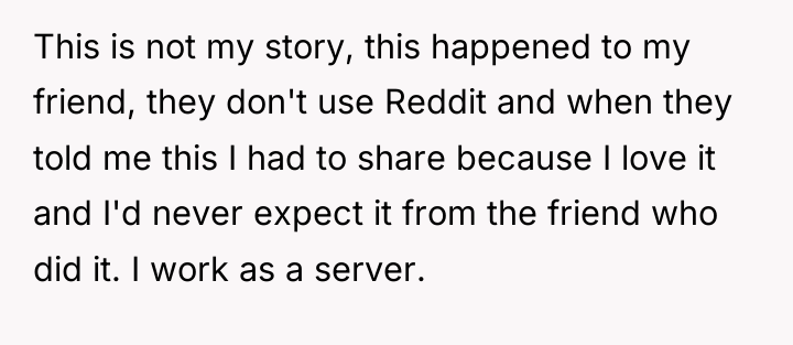 This is not my story, this happened to my friend,...