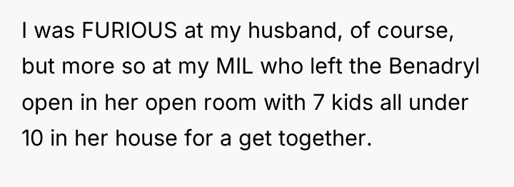 I was FURIOUS at my husband, of course, but more...