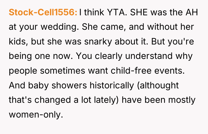 Stock-Cell1556 I think YTA. SHE was the AH at your...