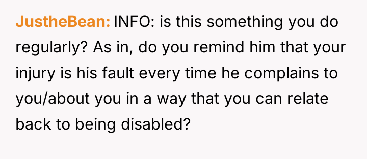 JustheBean INFO: is this something you do regularly? As in,...