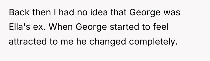 Back then I had no idea that George was Ella's...