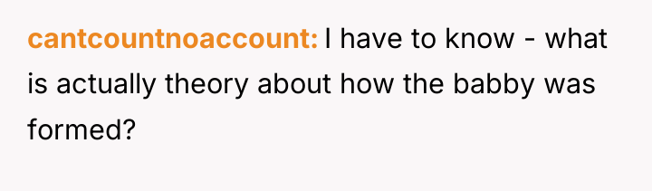 cantcountnoaccount I have to know - what is actually theory...