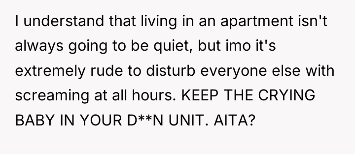 I understand that living in an apartment isn't always going...
