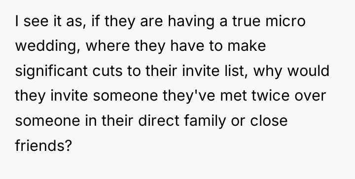I see it as, if they are having a true...