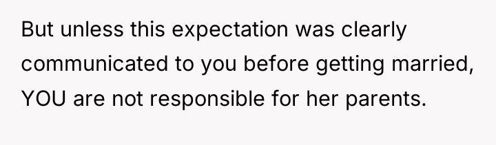 But unless this expectation was clearly communicated to you before...