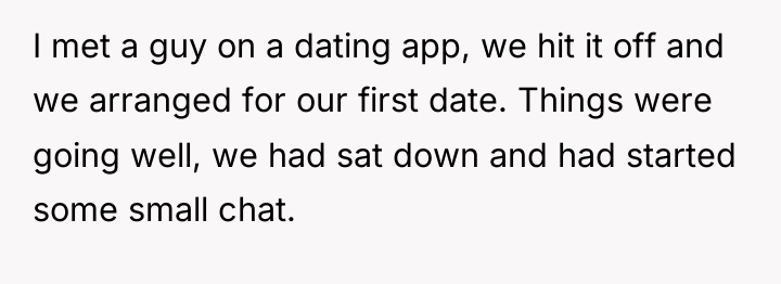 I met a guy on a dating app, we hit...