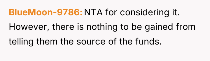 BlueMoon-9786 NTA for considering it. However, there is nothing to...