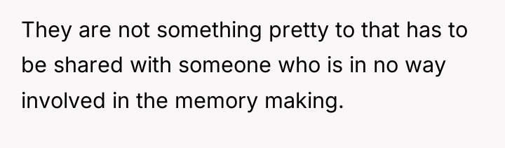 They are not something pretty to that has to be...