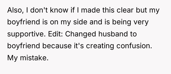 Also, I don't know if I made this clear but...