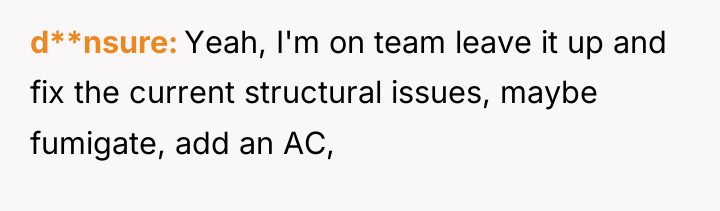 d**nsure Yeah, I'm on team leave it up and fix...