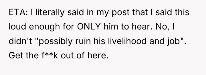 ETA: I literally said in my post that I said...