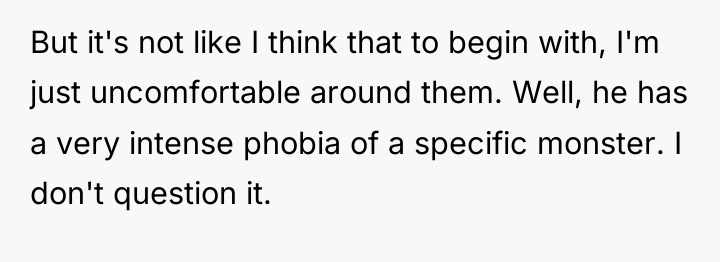 But it's not like I think that to begin with,...