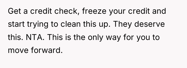 Get a credit check, freeze your credit and start trying...