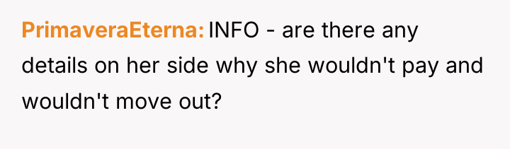 PrimaveraEterna INFO - are there any details on her side...