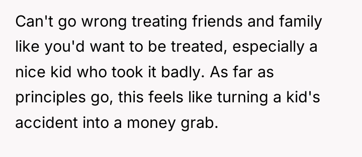Can't go wrong treating friends and family like you'd want...