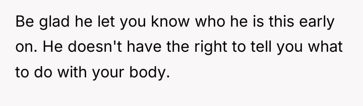 Be glad he let you know who he is this...