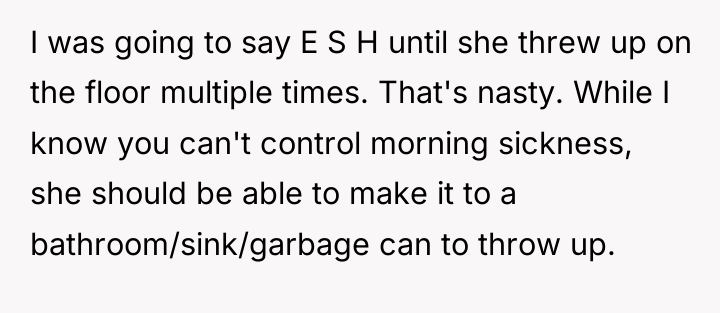 I was going to say E S H until she...
