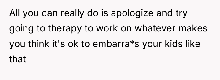 All you can really do is apologize and try going...