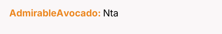 AdmirableAvocado Nta