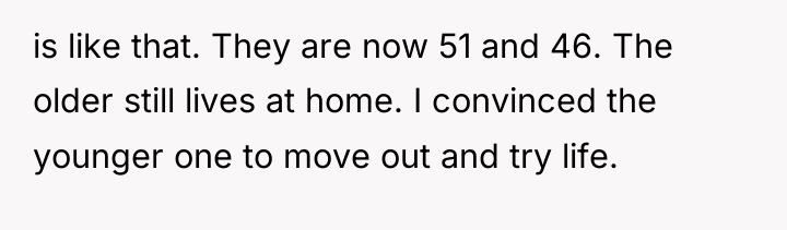 is like that. They are now 51 and 46. The...