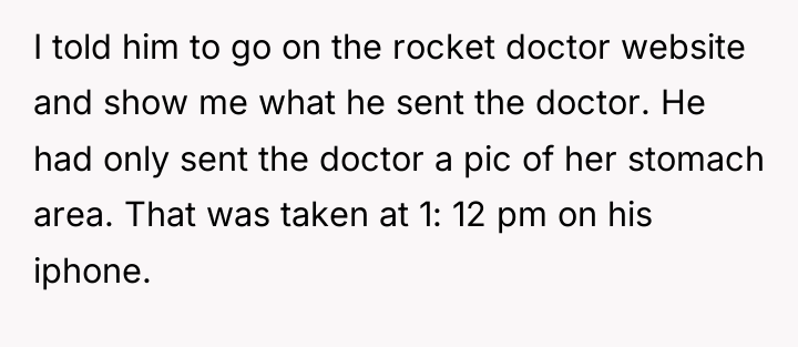 I told him to go on the rocket doctor website...