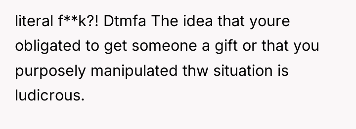 literal f**k?! Dtmfa The idea that youre obligated to get...