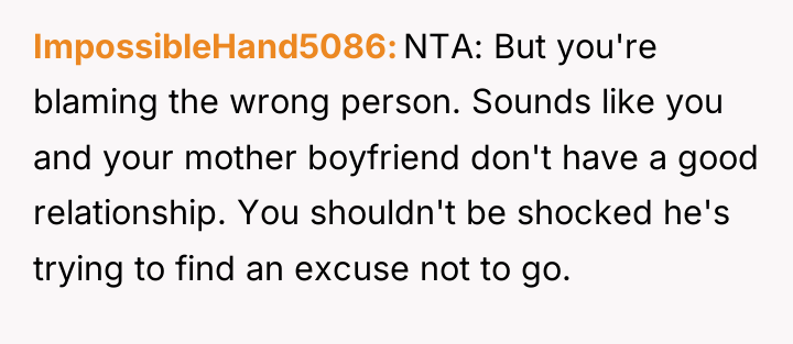 ImpossibleHand5086 NTA: But you're blaming the wrong person. Sounds like...