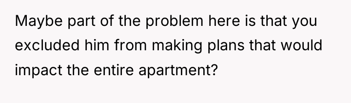 Maybe part of the problem here is that you excluded...