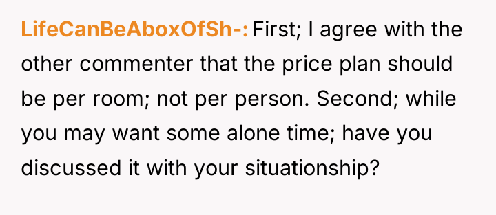 LifeCanBeAboxOfSh- First; I agree with the other commenter that the...